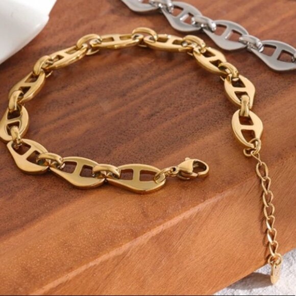 💛Gold plated chain bracelet - Picture 4 of 4